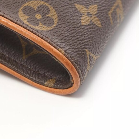 LOUIS VUITTON Pochette Twin PM Crossbody Shoulder Bag Monogram Used LV - Picture 9 of 11